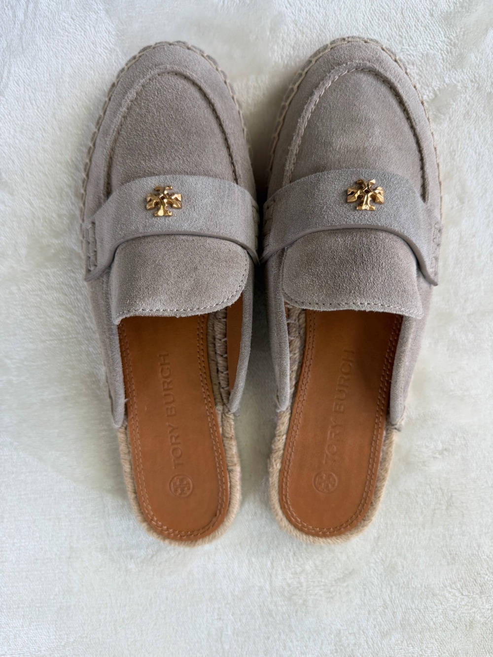 Tory Burch Suede Espadrille Mules / Slides - Picture 7 of 9